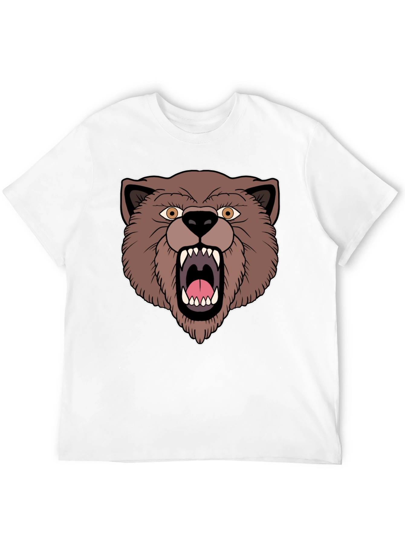 Grizzly Bear Graphic T-Shirt - Black
