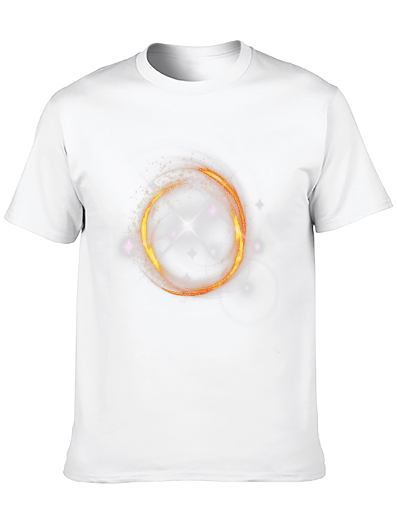 Mystic Star Ring Graphic Black T-Shirt