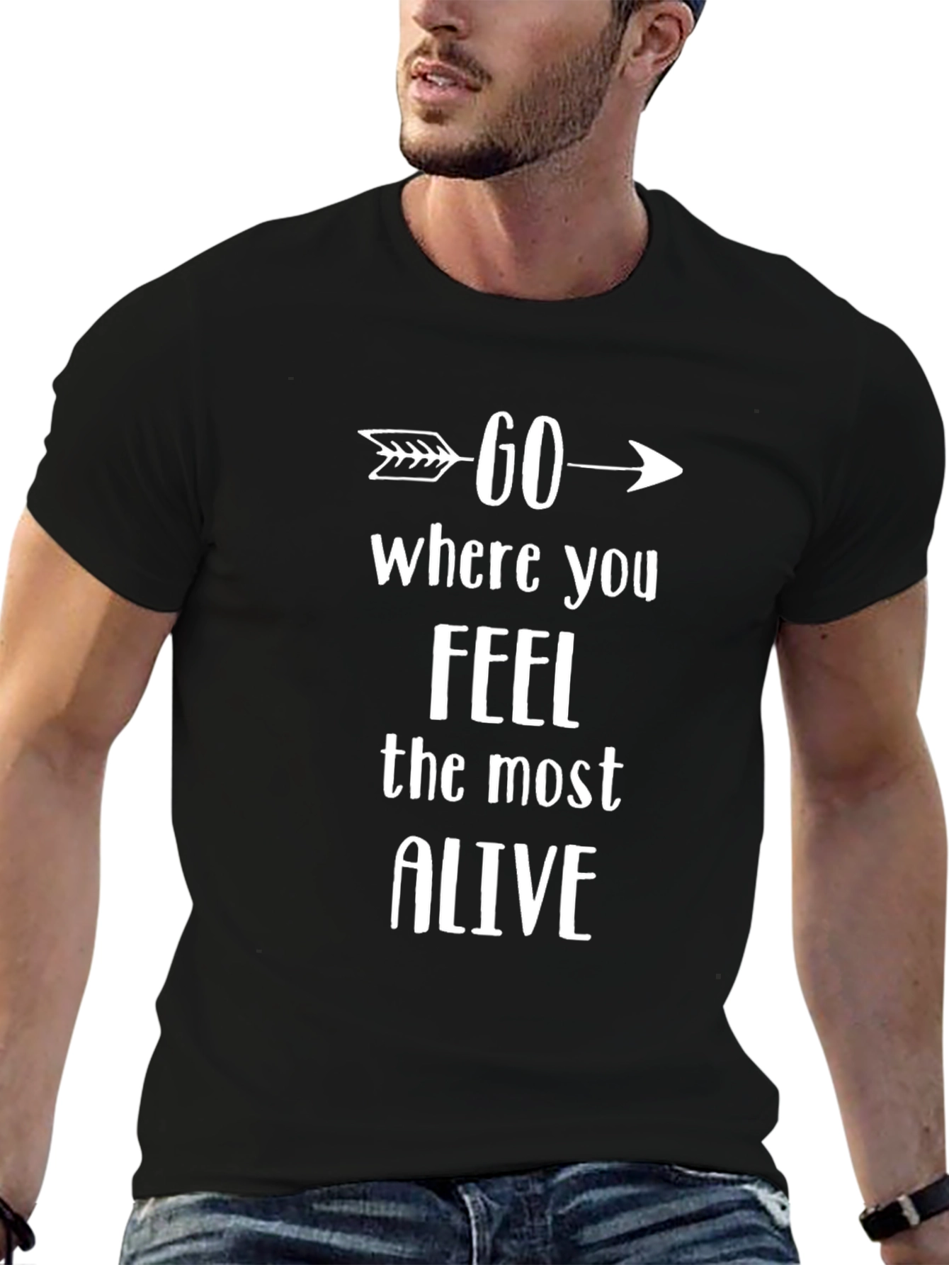 Go Where You Feel Alive Arrow T-Shirt