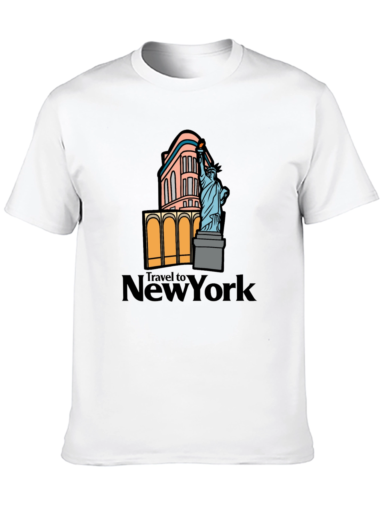 NYC Landmark Graphic T-Shirt