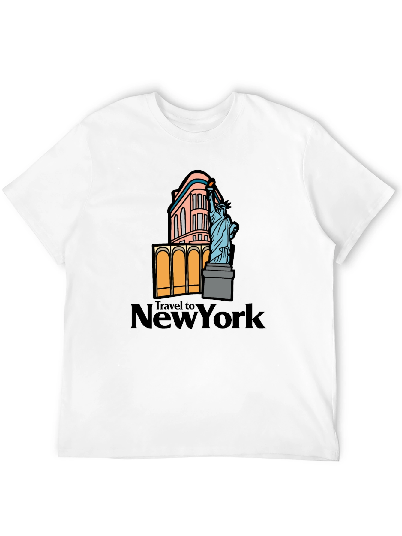 NYC Landmark Graphic T-Shirt
