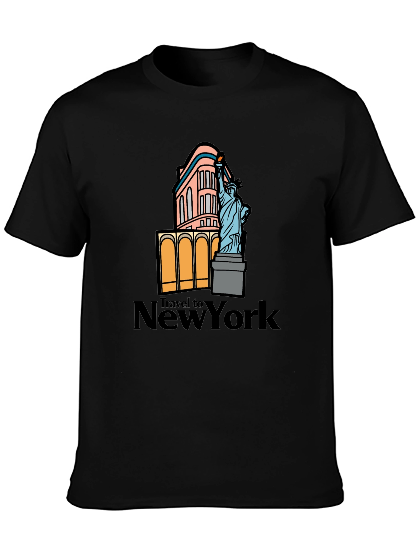 NYC Landmark Graphic T-Shirt
