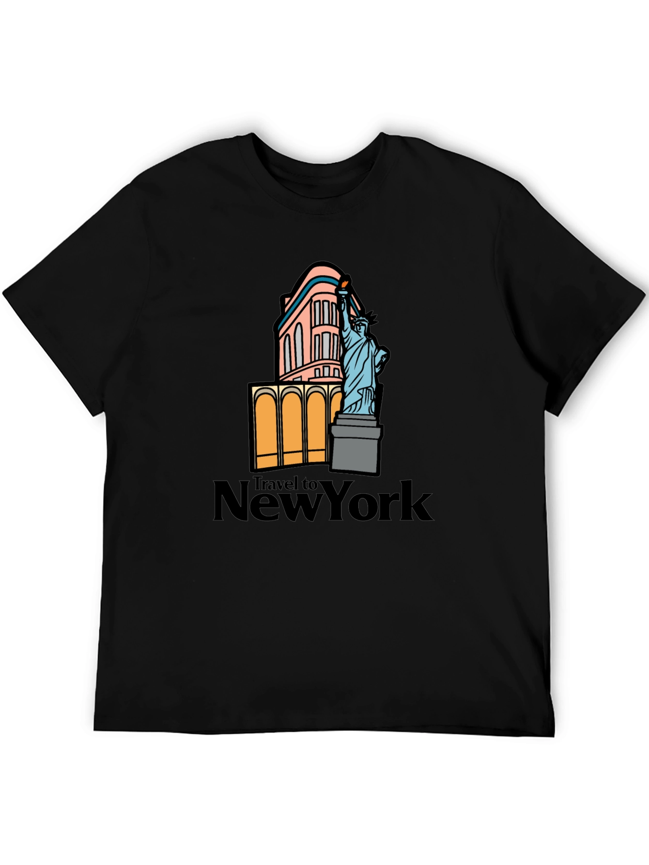 NYC Landmark Graphic T-Shirt