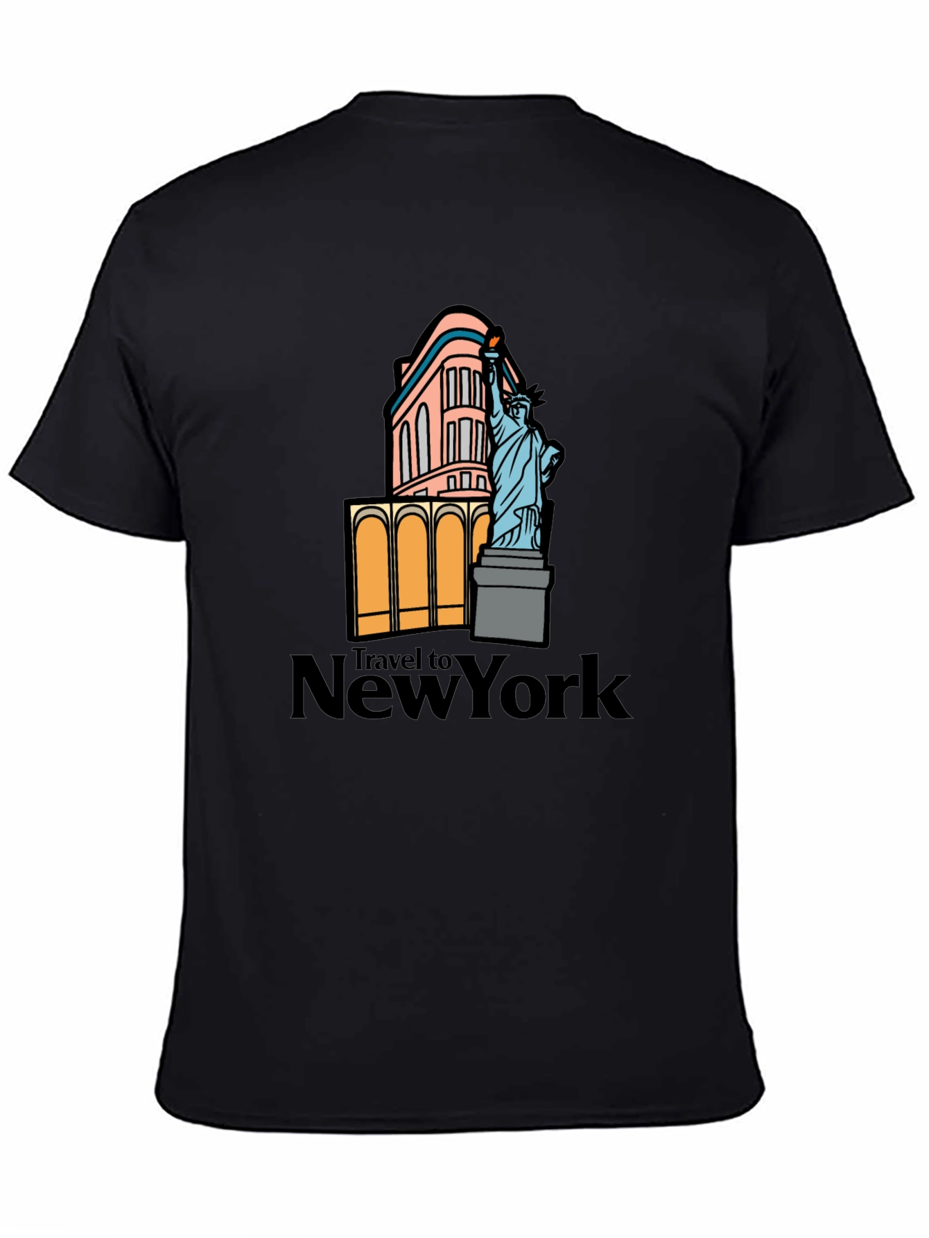 NYC Landmark Graphic T-Shirt