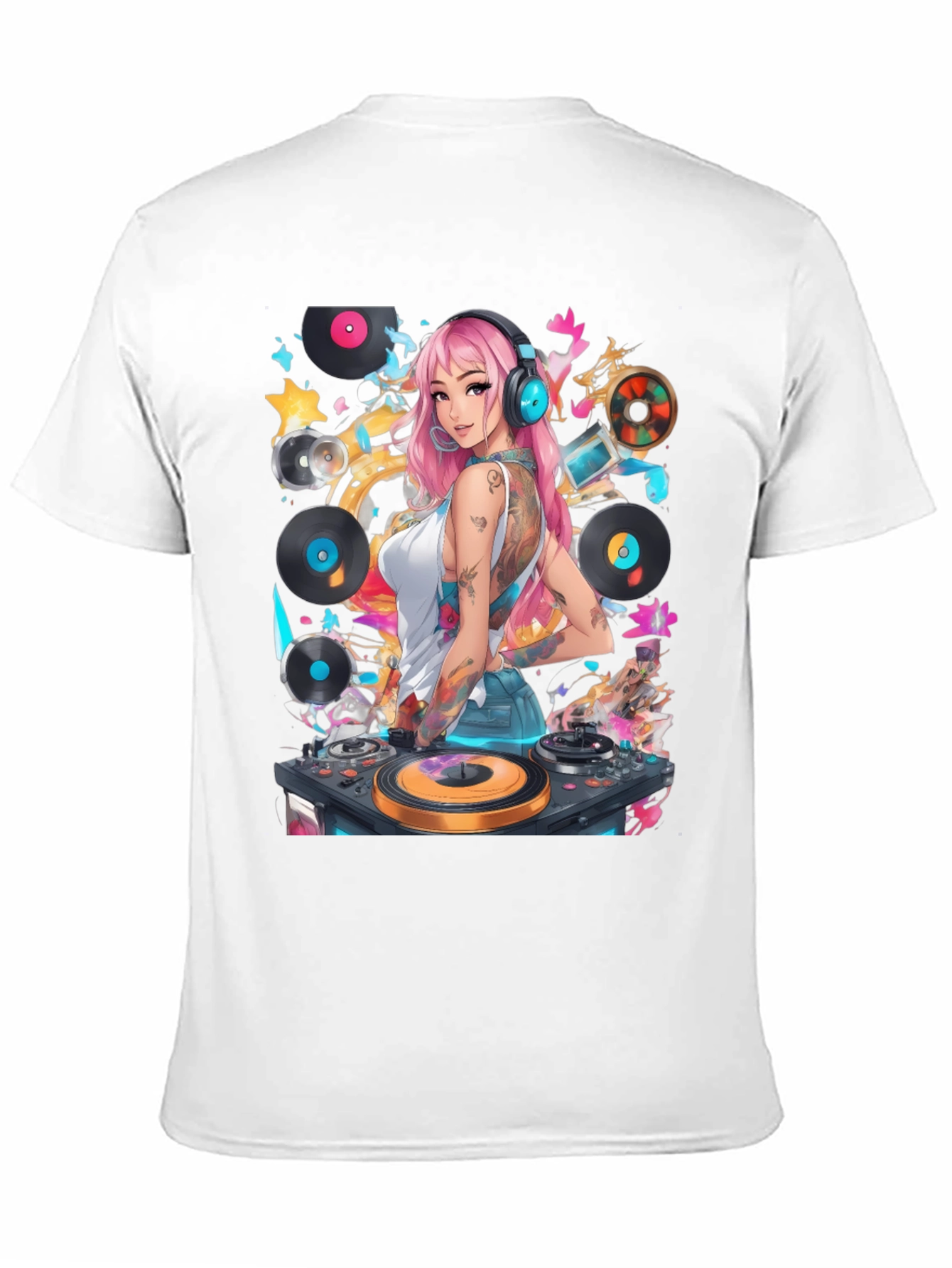 DJ Girl Graphic T-Shirt