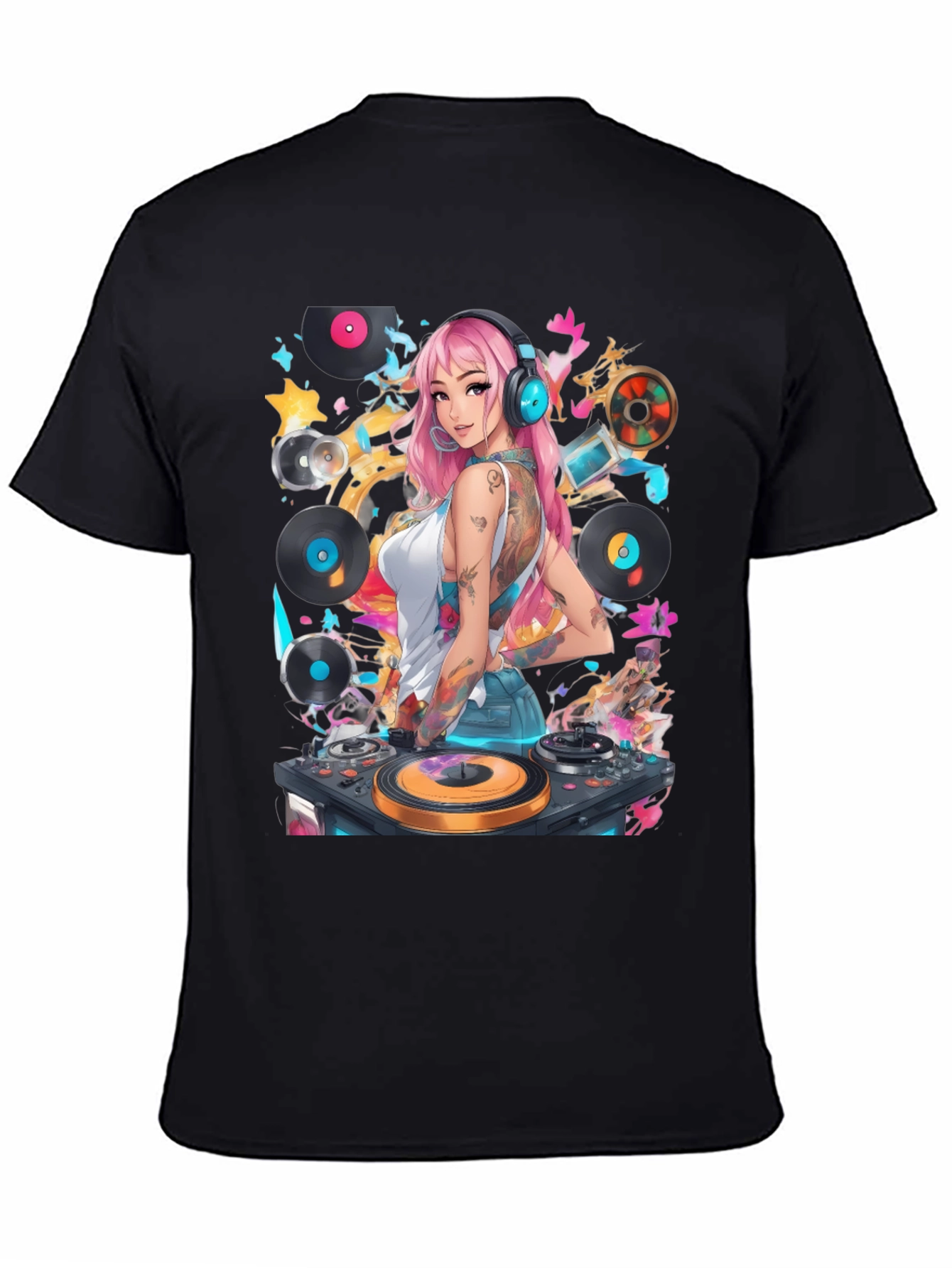 DJ Girl Graphic T-Shirt