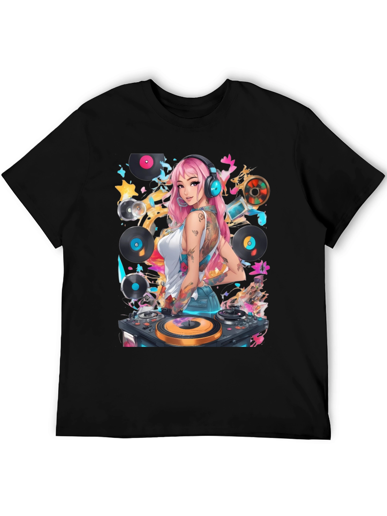 DJ Girl Graphic T-Shirt