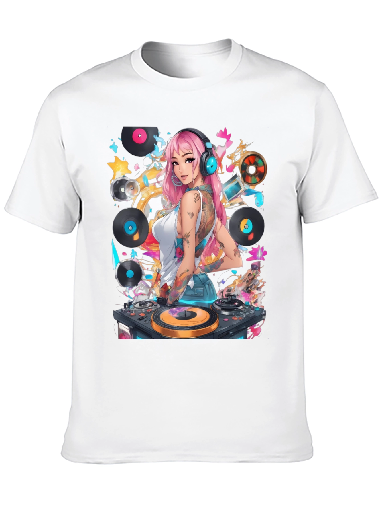 DJ Girl Graphic T-Shirt