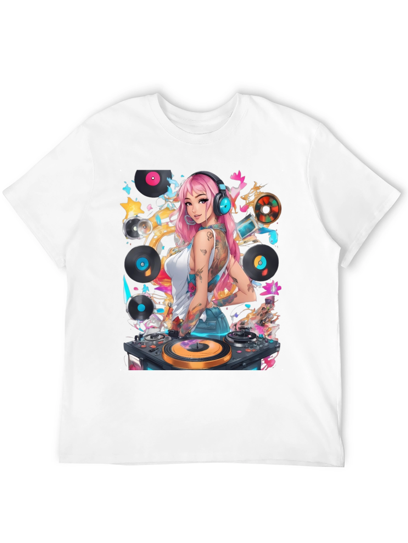 DJ Girl Graphic T-Shirt