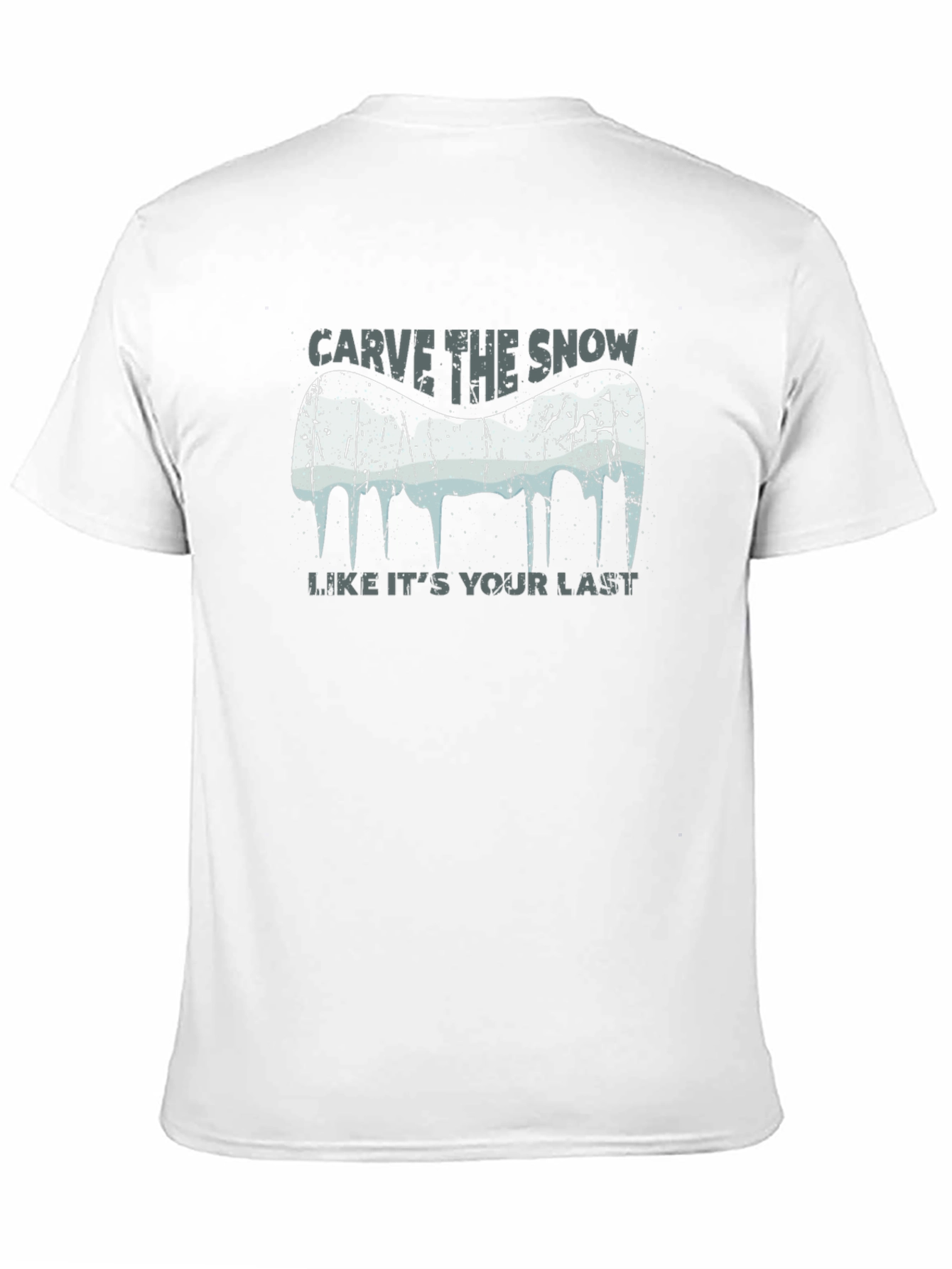 Carve the Snow Black T-Shirt