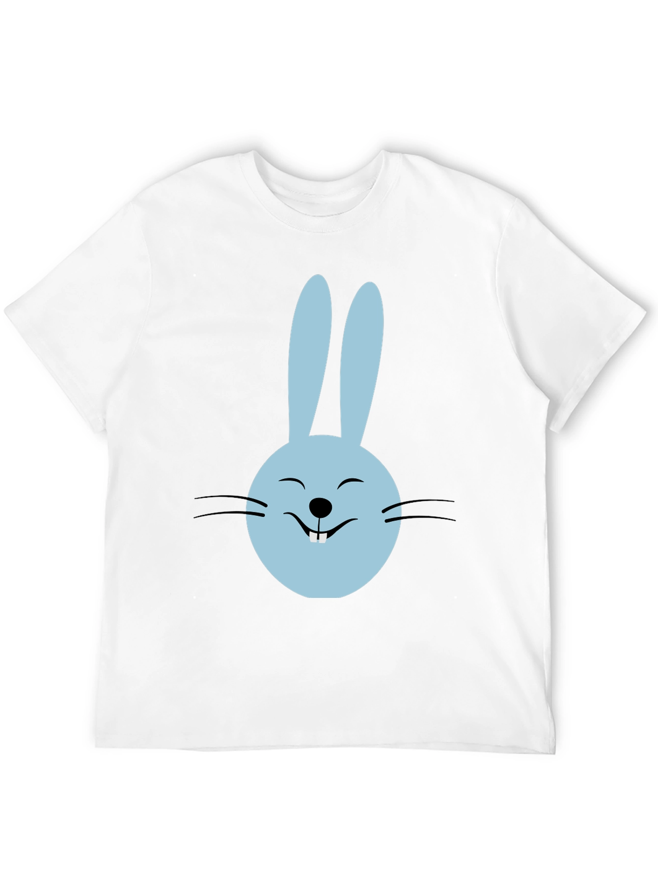 Bunny Face Graphic Tee - Cute & Casual
