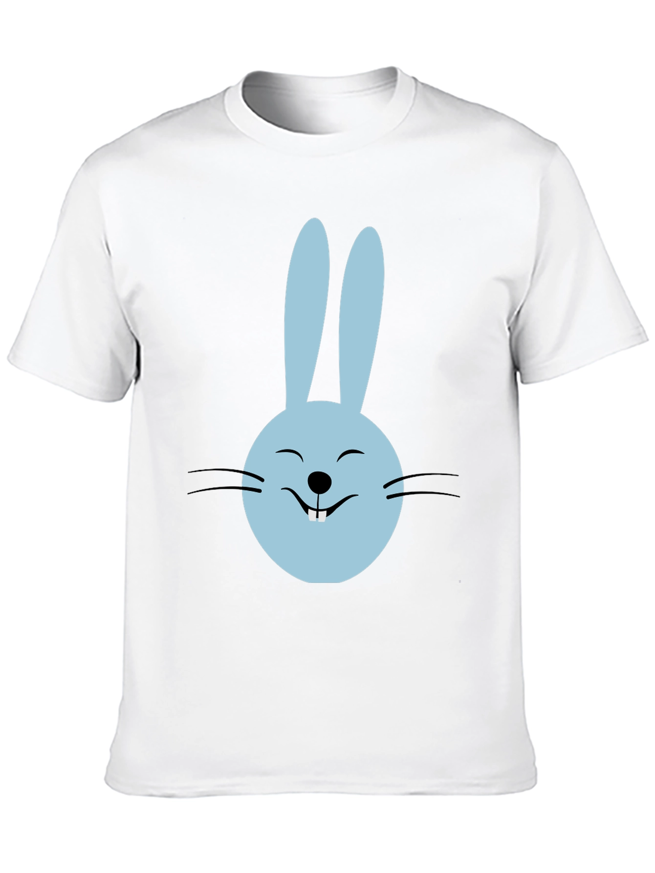 Bunny Face Graphic Tee - Cute & Casual