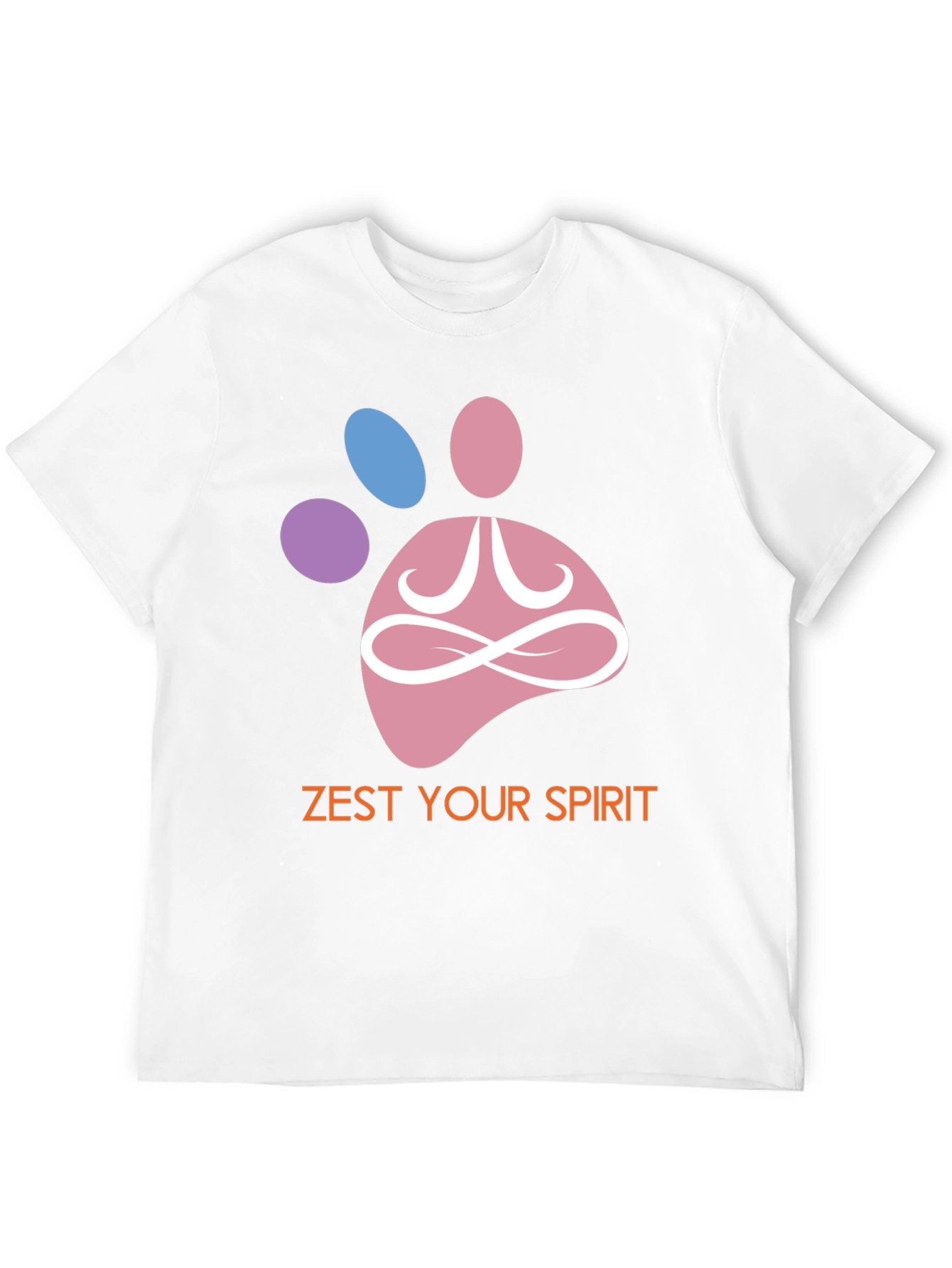 Zest Your Spirit T-Shirt - Zen Pet Paw Design