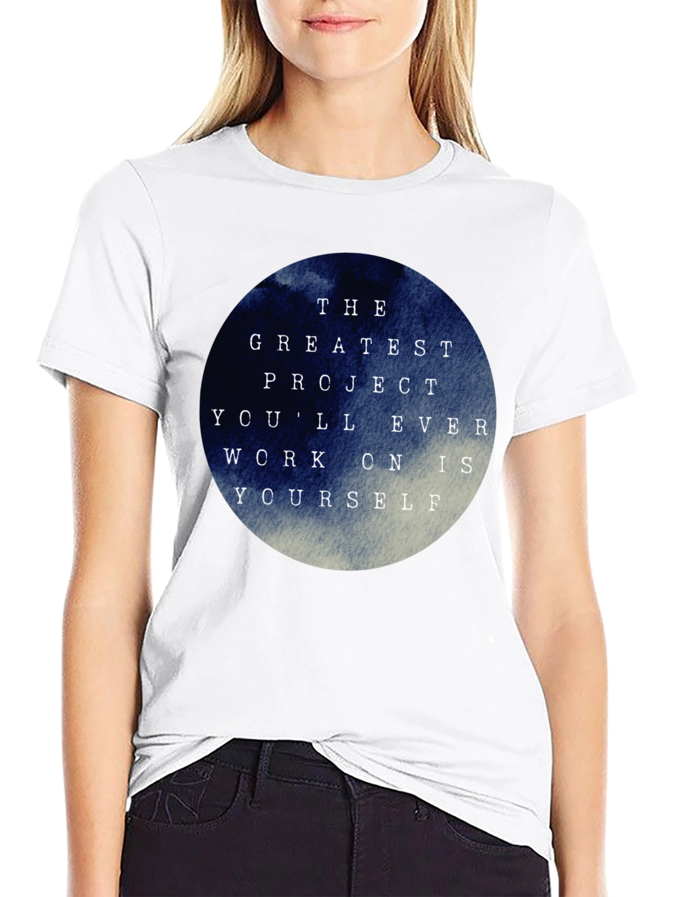 Inspirational Graphic Tee - The Greatest Project T-Shirt