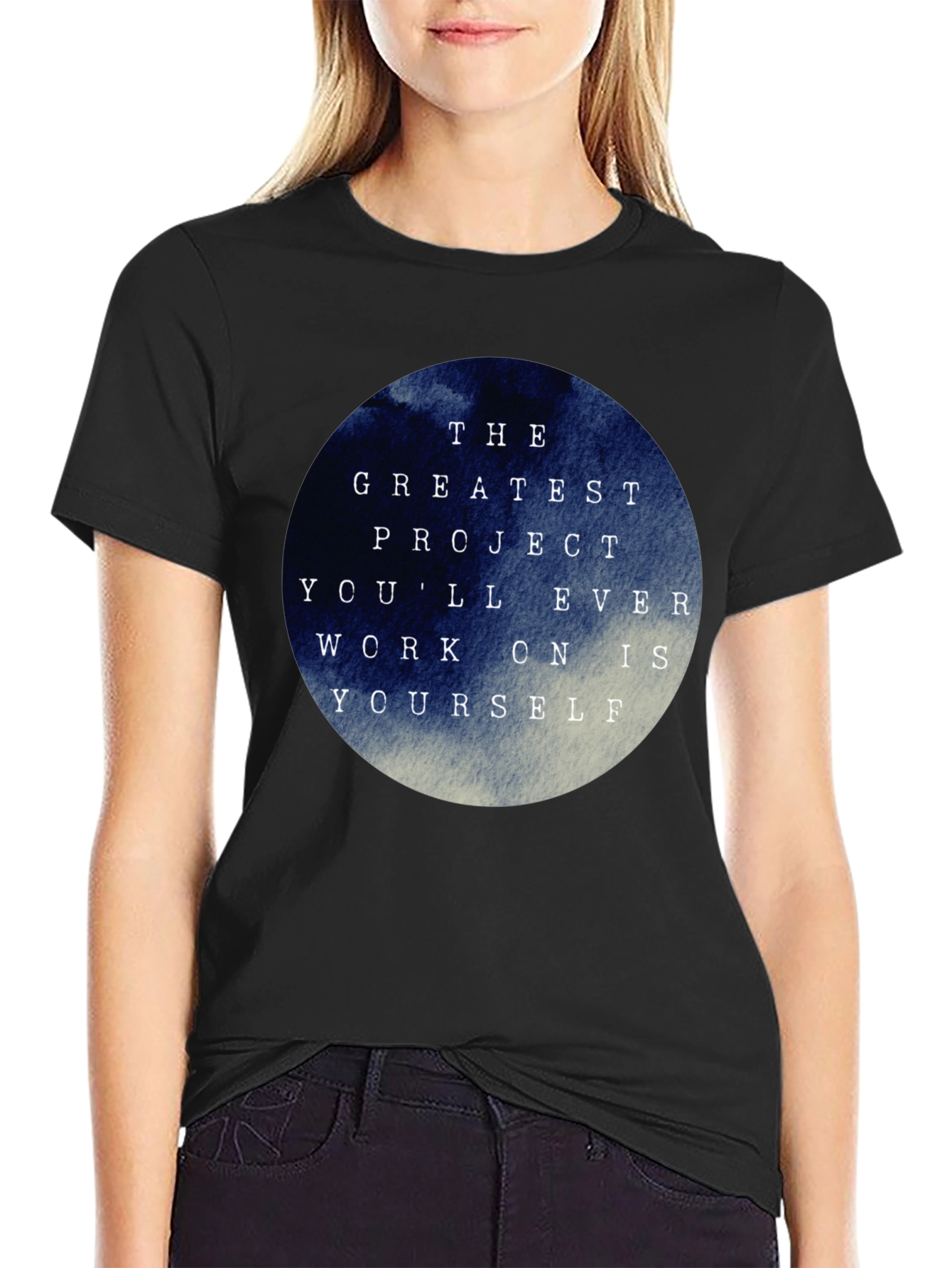 Inspirational Graphic Tee - The Greatest Project T-Shirt