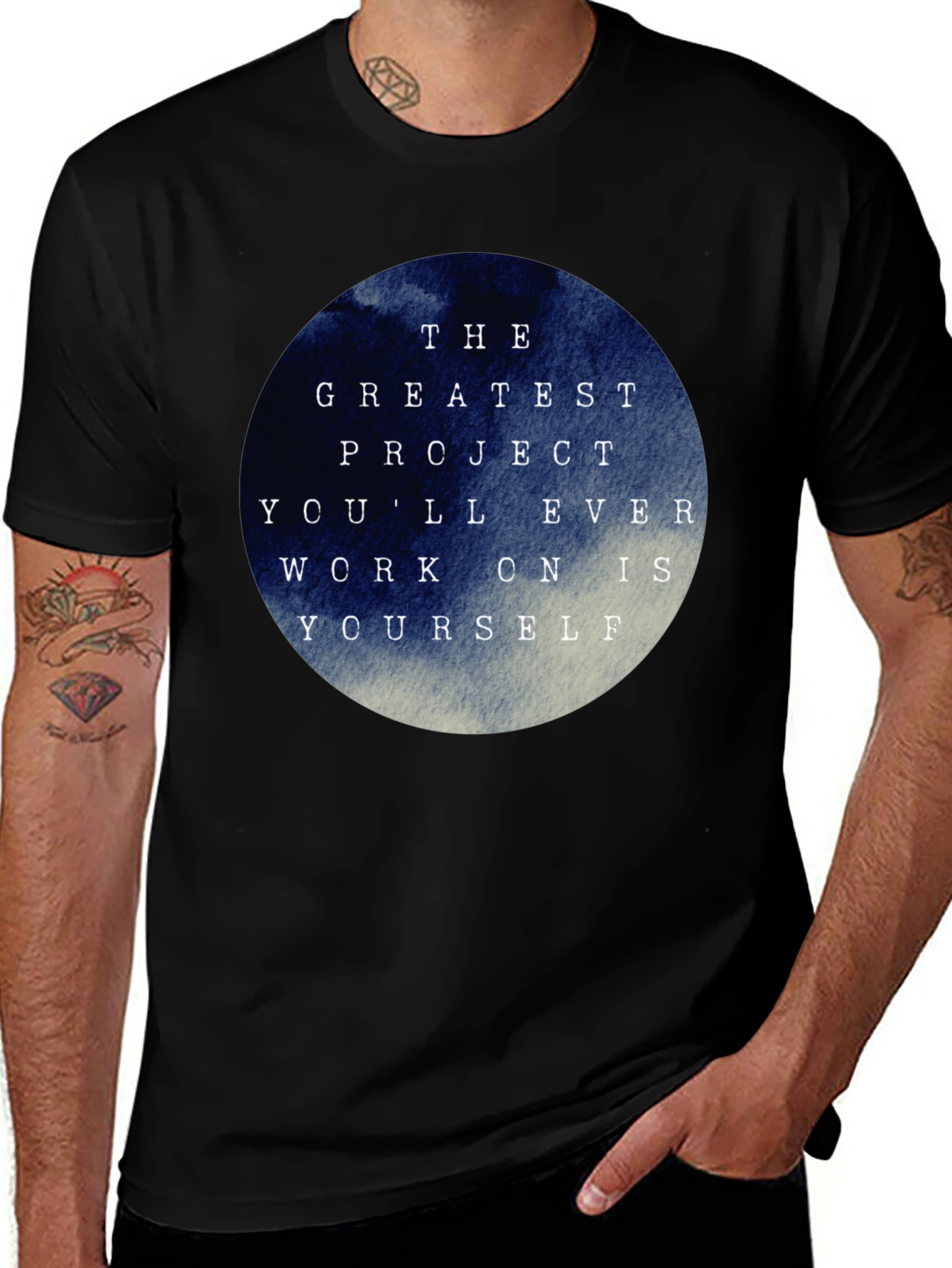 Inspirational Graphic Tee - The Greatest Project T-Shirt