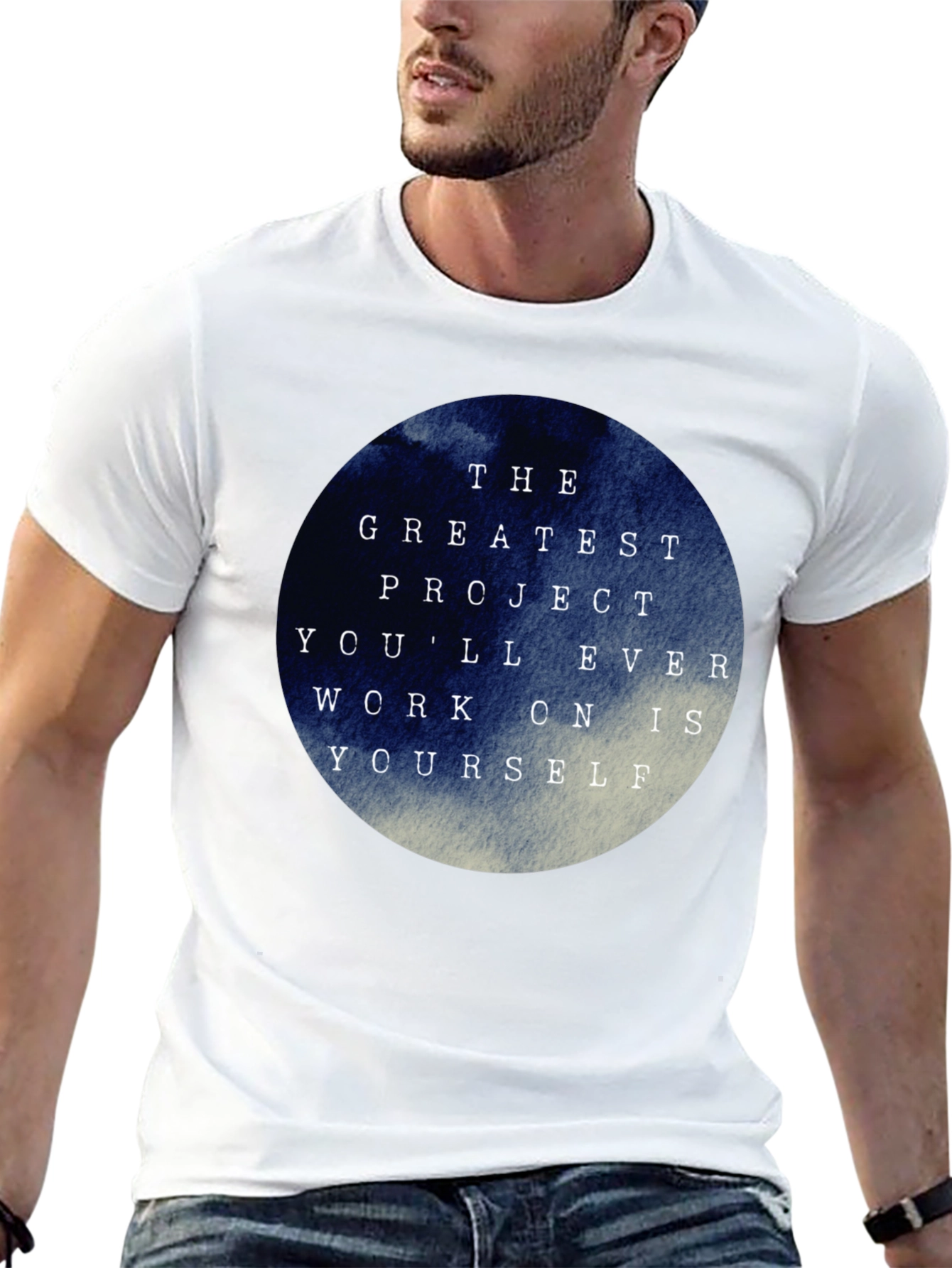 Inspirational Graphic Tee - The Greatest Project T-Shirt