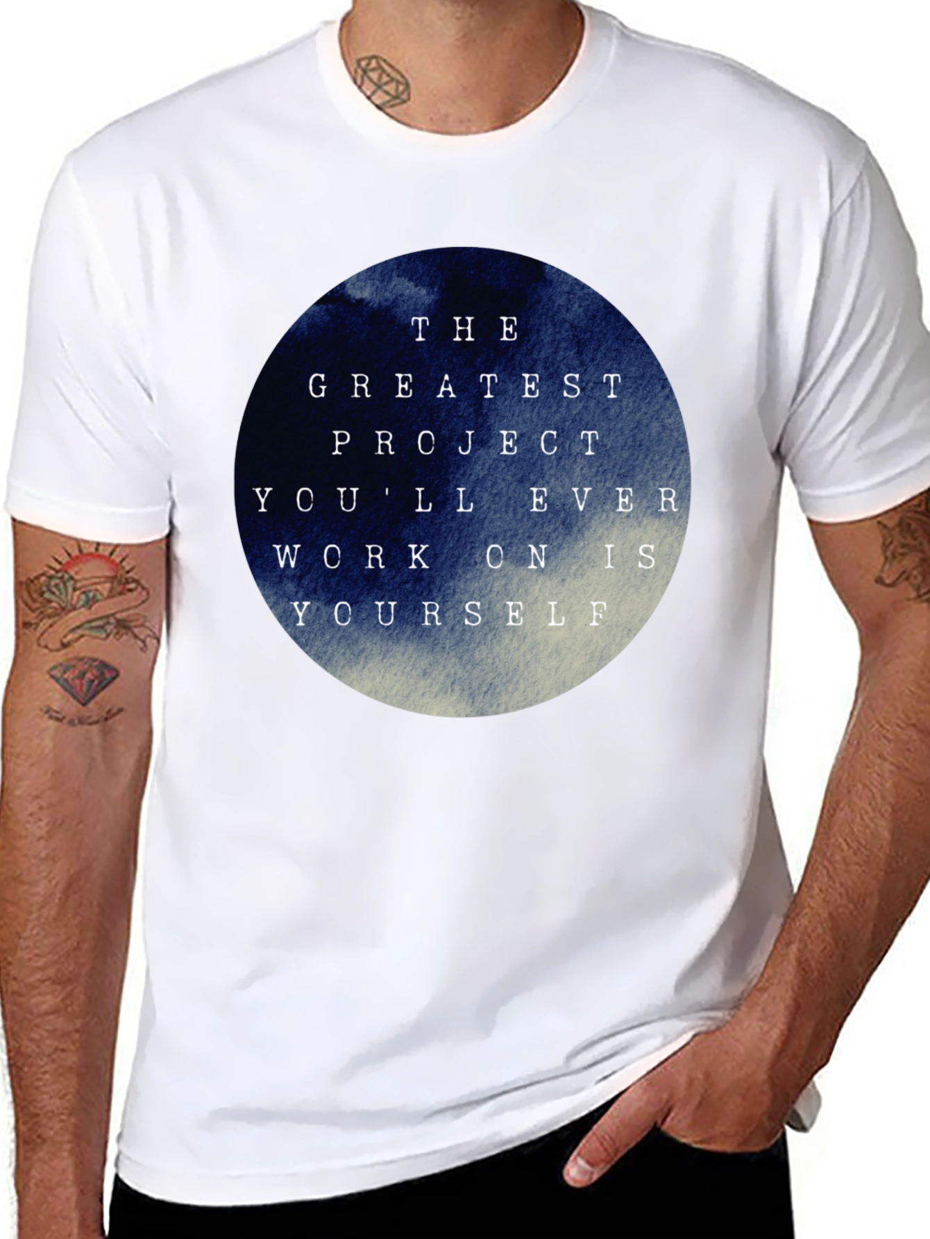 Inspirational Graphic Tee - The Greatest Project T-Shirt