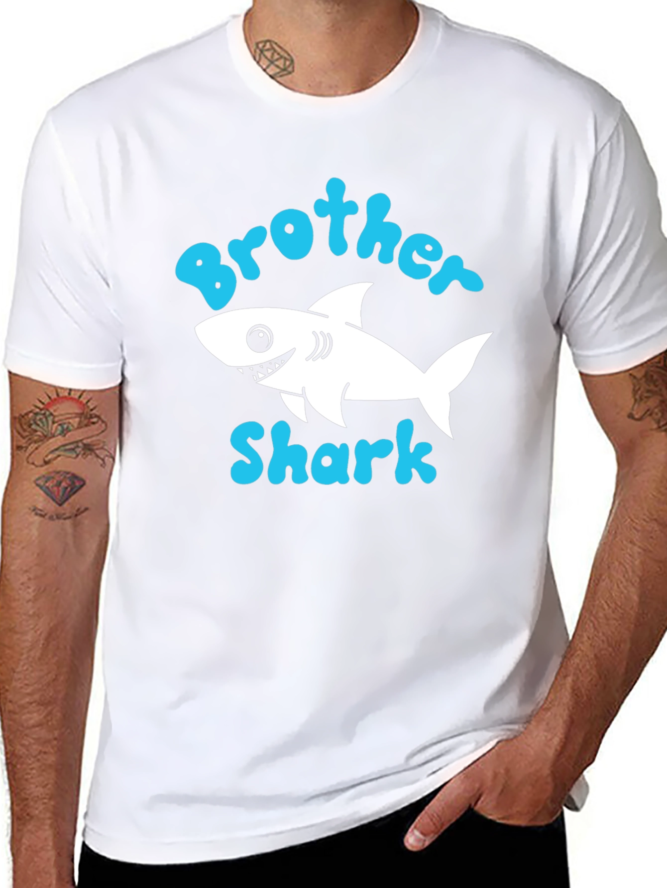 Brother Shark T-Shirt - Family Matching Tee