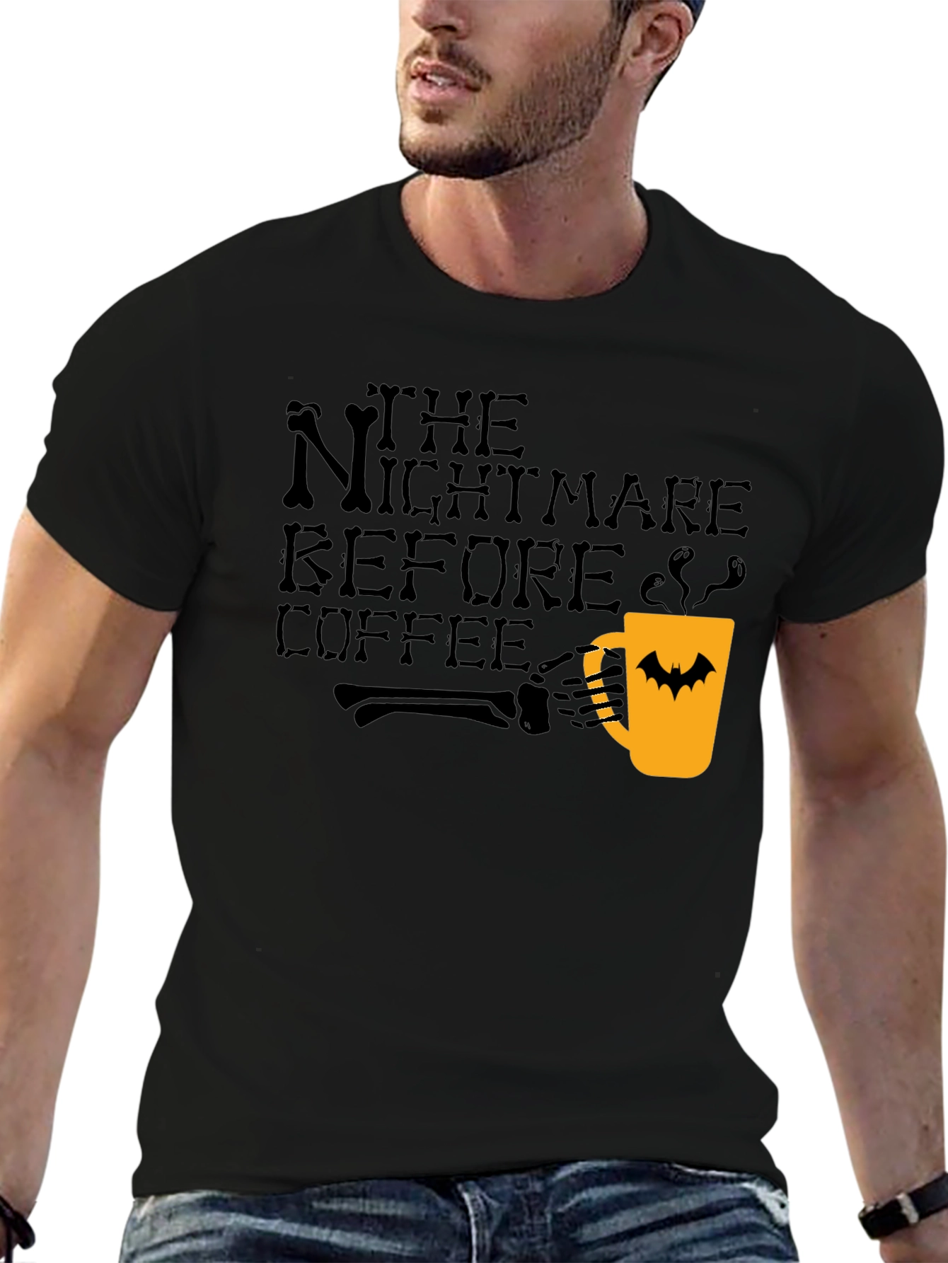 Nightmare Before Coffee Halloween T-Shirt