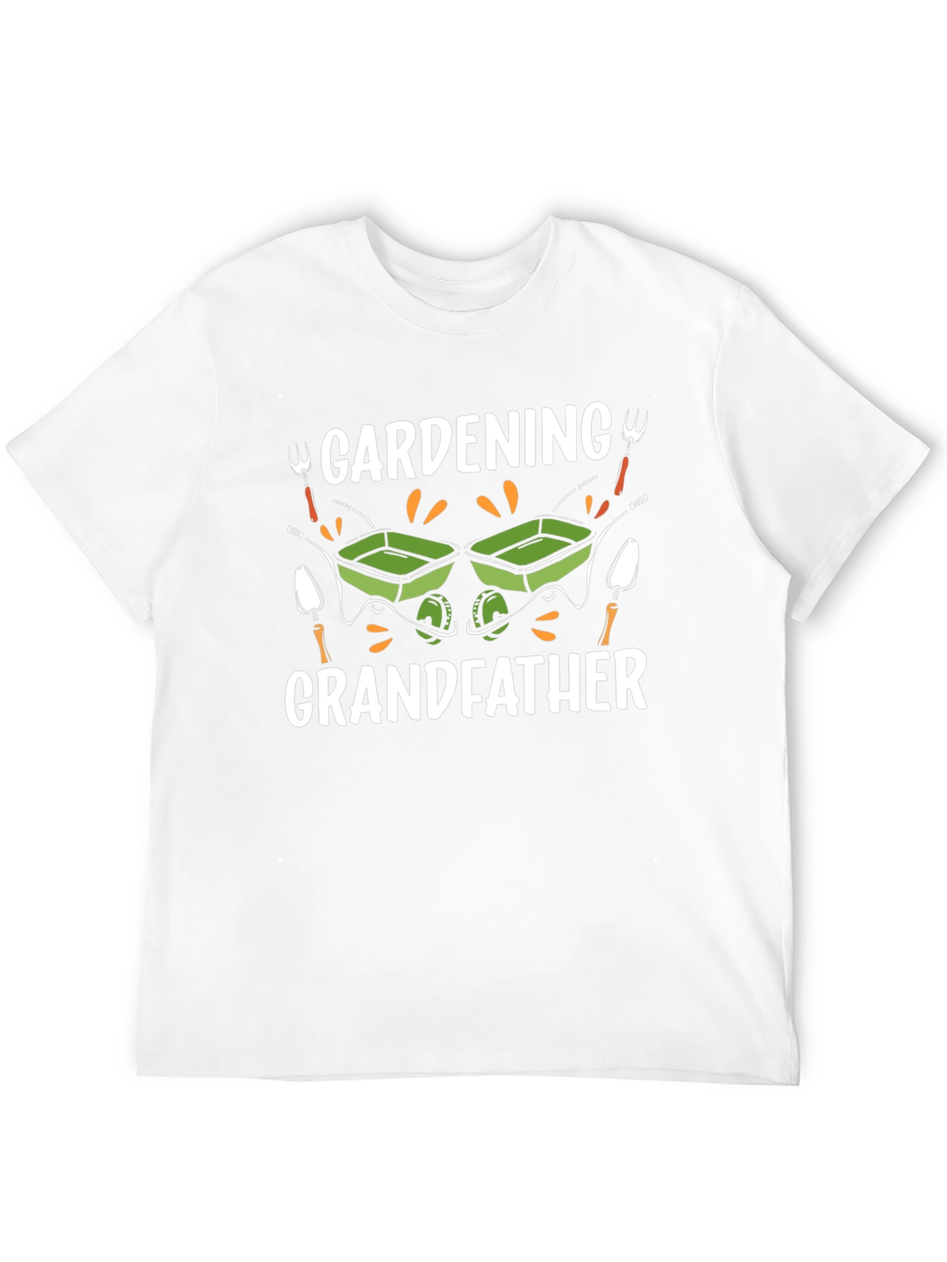 Gardening Grandfather T-Shirt - Black