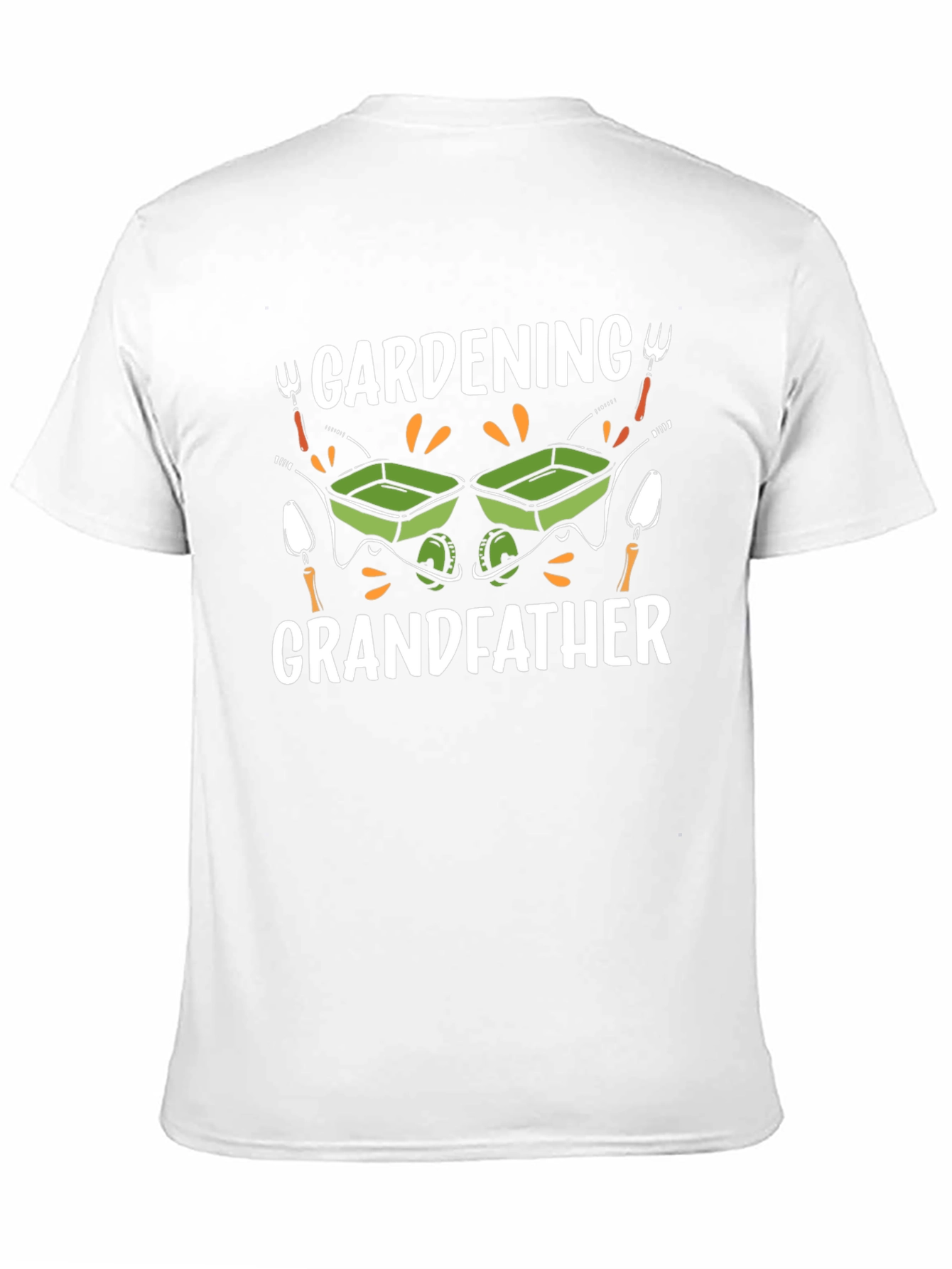 Gardening Grandfather T-Shirt - Black