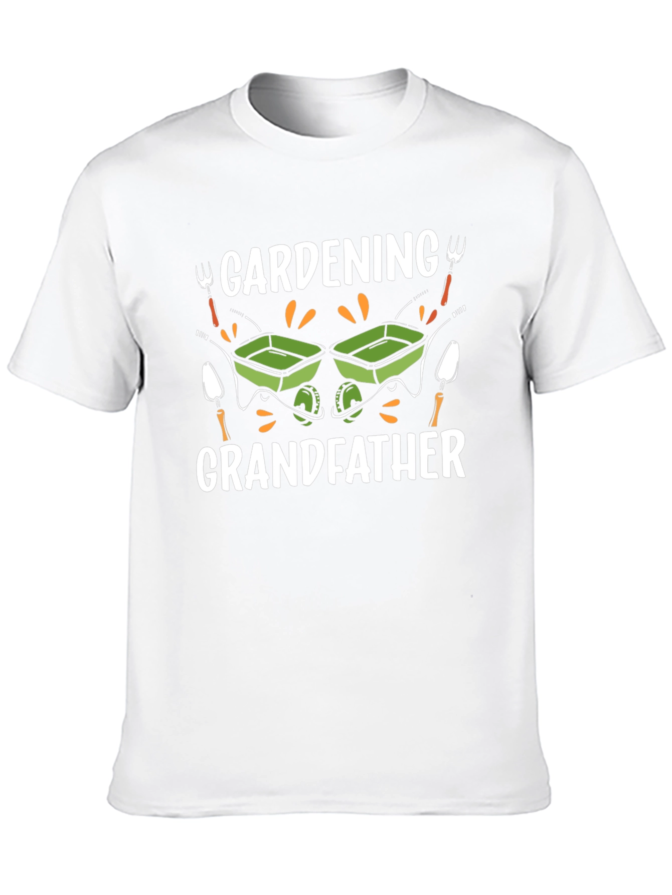 Gardening Grandfather T-Shirt - Black