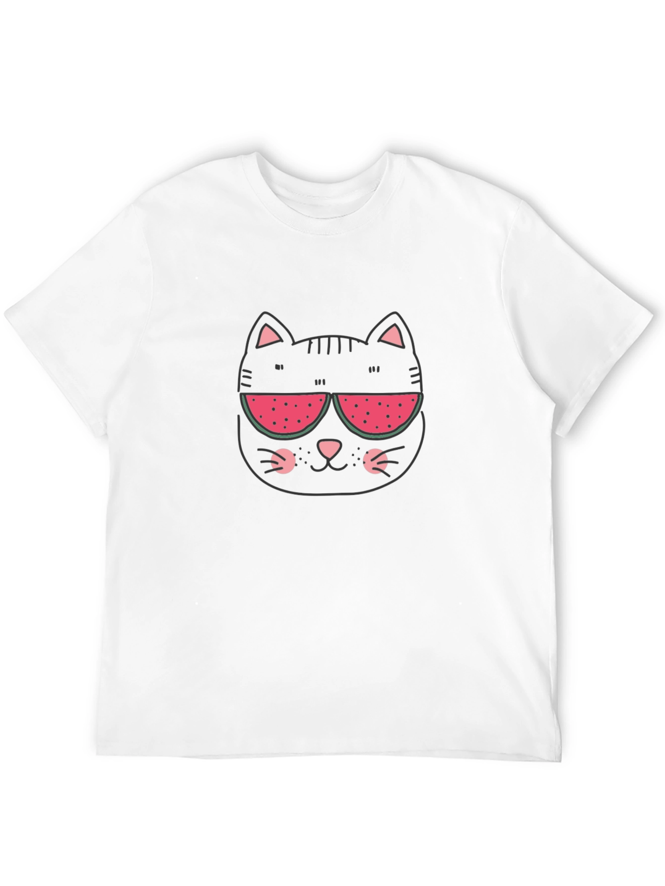 Cool Cat Watermelon Shades Graphic Tee
