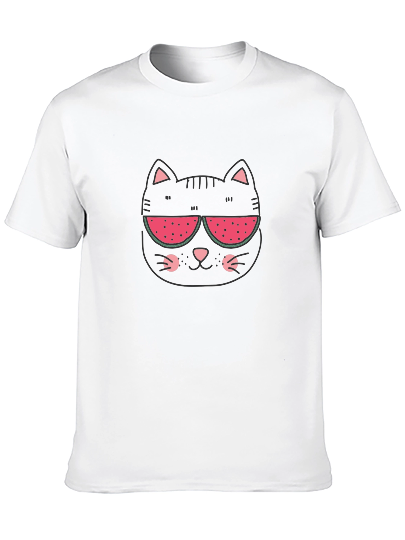 Cool Cat Watermelon Shades Graphic Tee