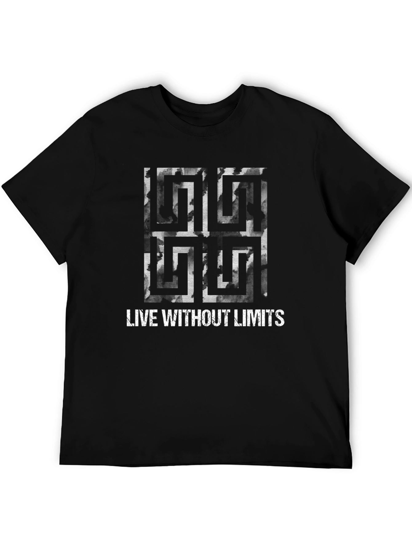 Live Without Limits Black Graphic Tee