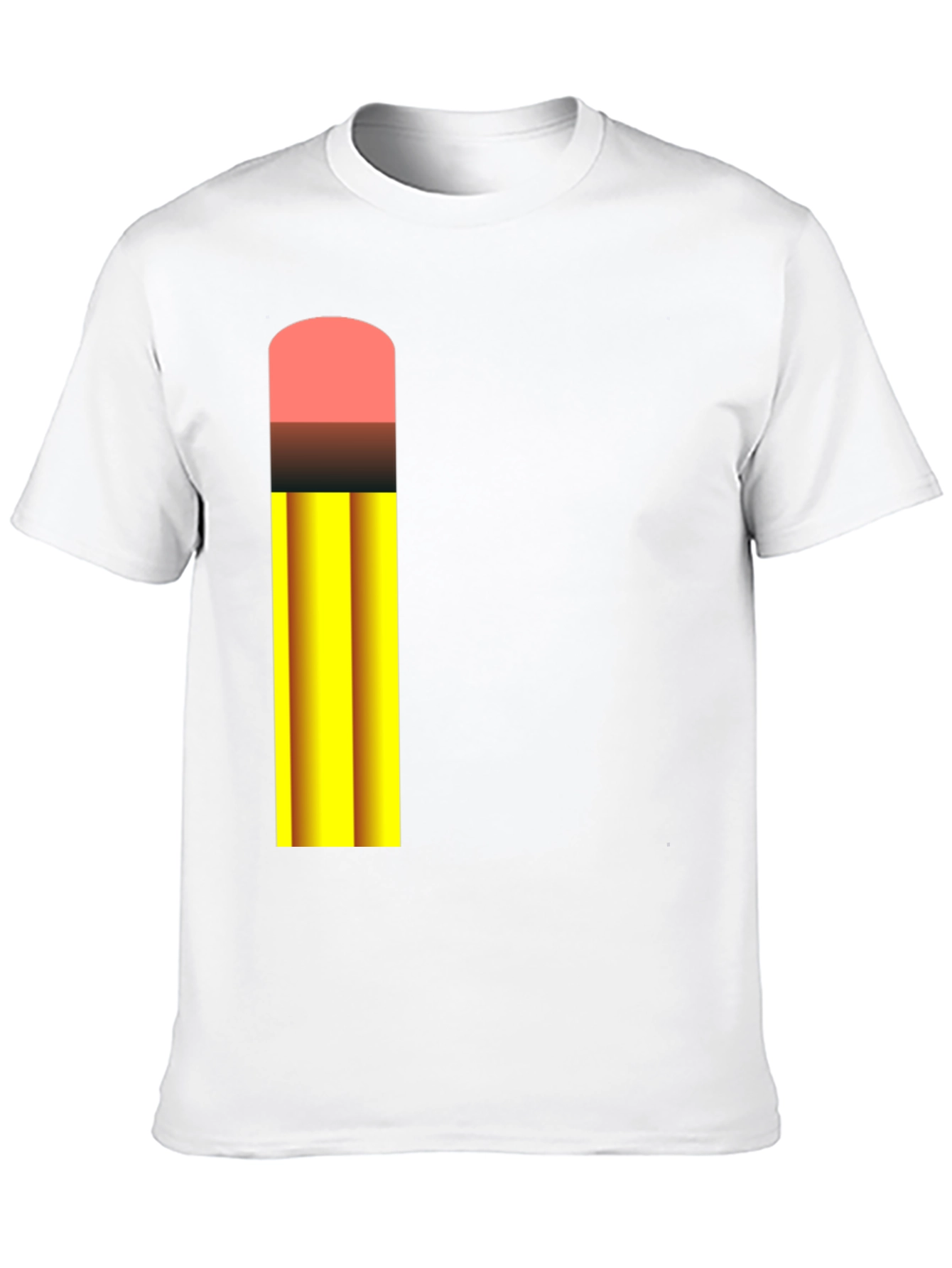 Pencil Graphic Black T-Shirt