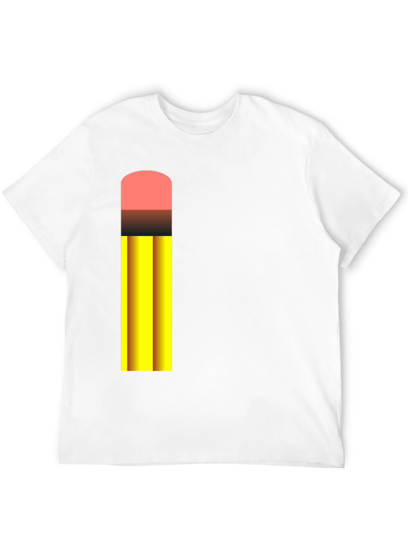 Pencil Graphic Black T-Shirt