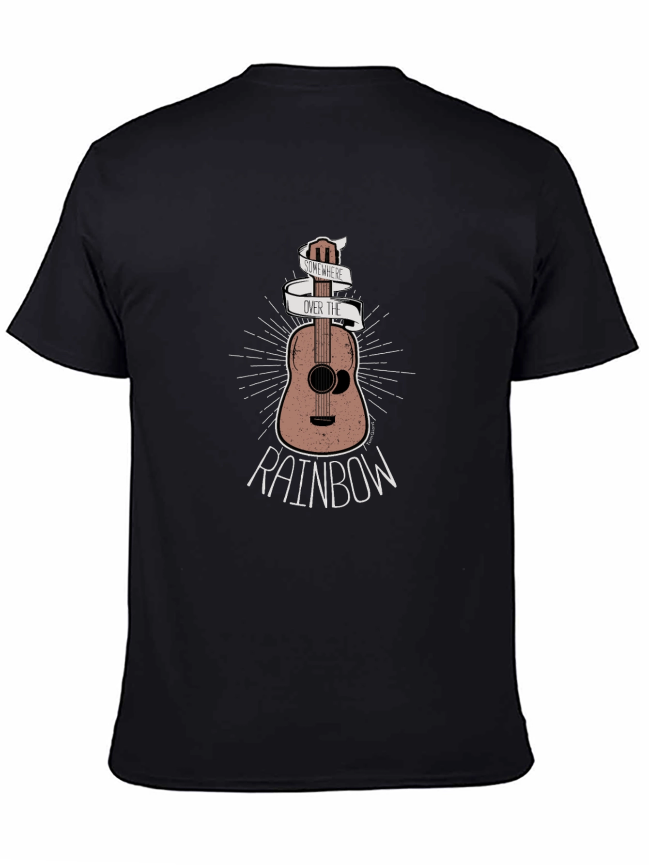Guitar Over the Rainbow Graphic Tee
