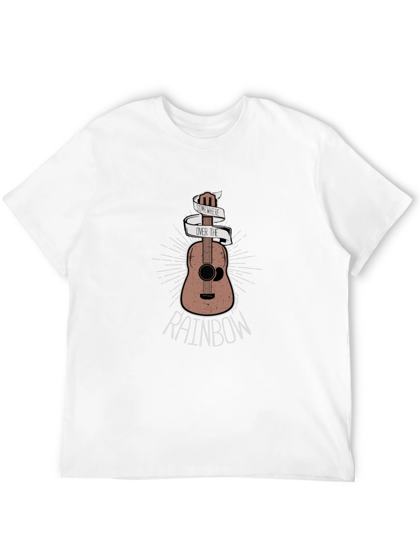 Guitar Over the Rainbow Graphic Tee