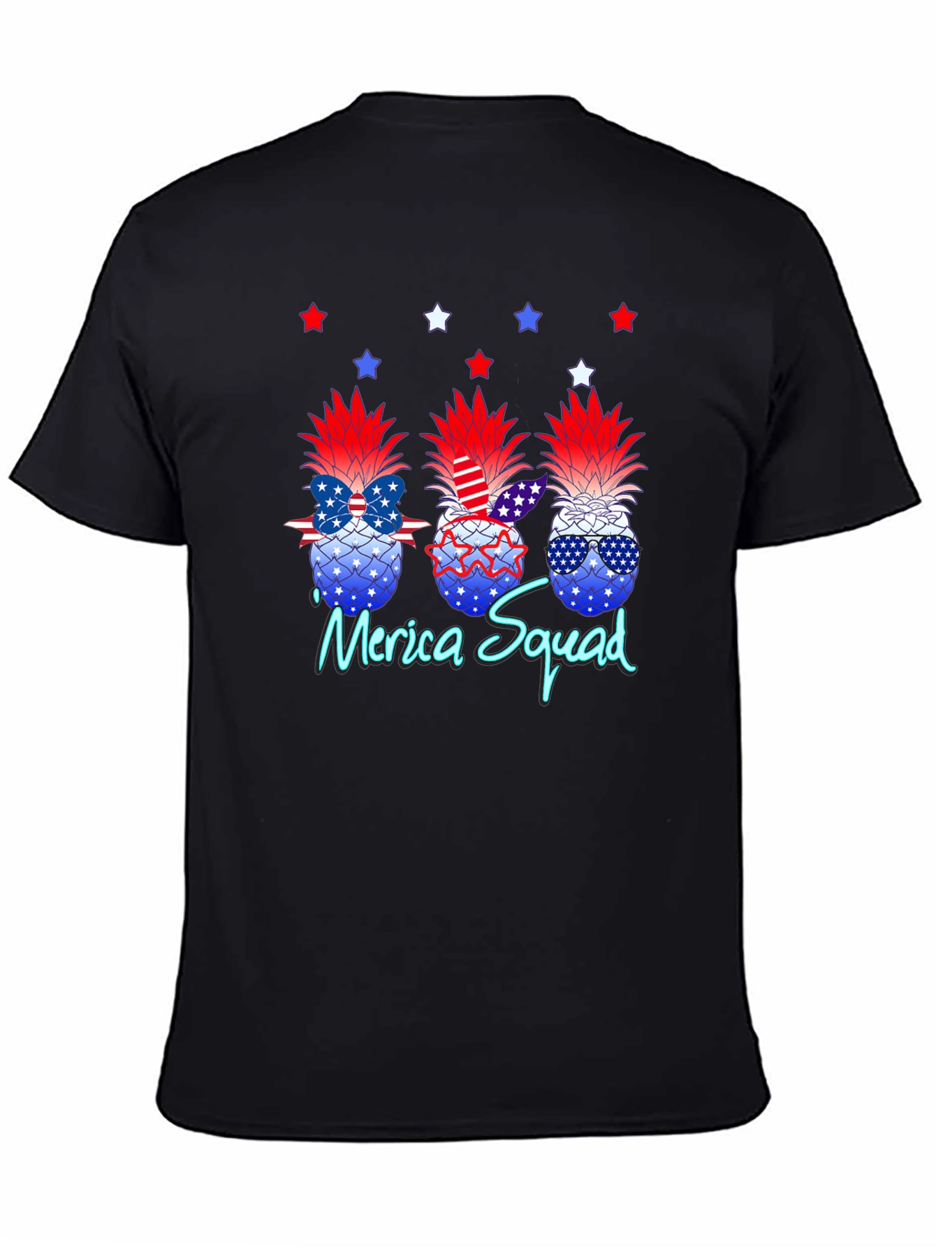 Patriotic Pineapple Squad Graphic Tee