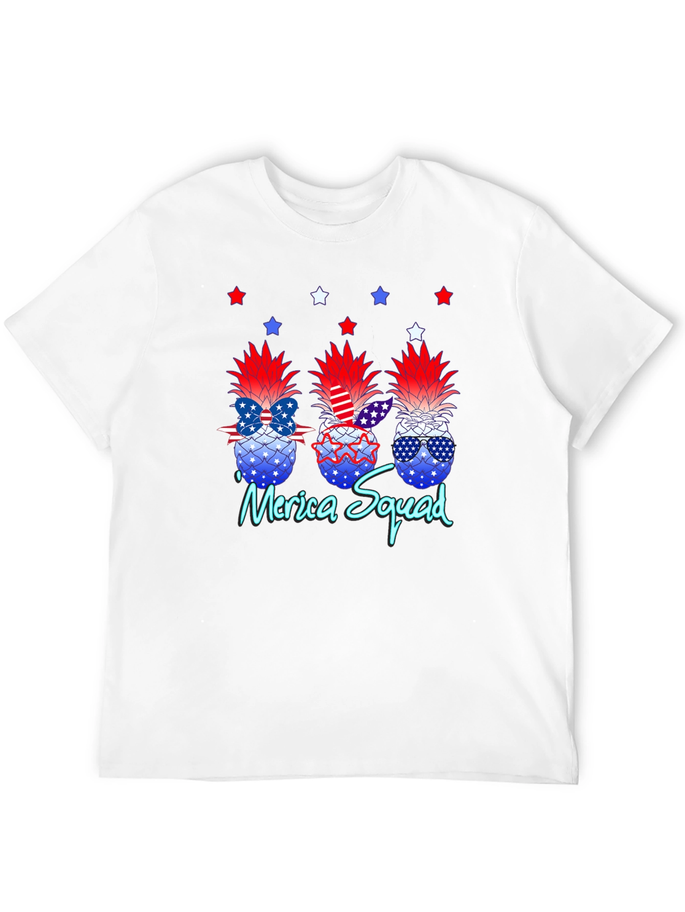 Patriotic Pineapple Squad Graphic Tee