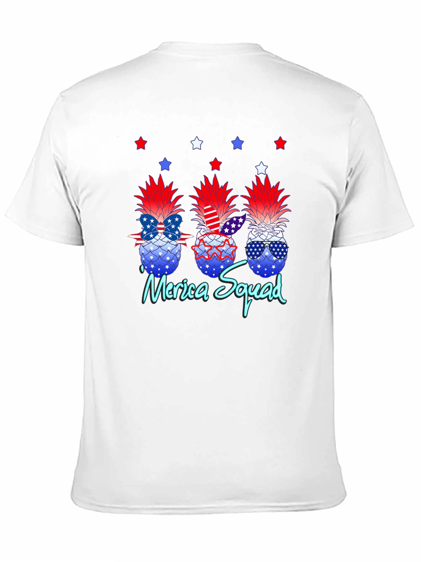Patriotic Pineapple Squad Graphic Tee
