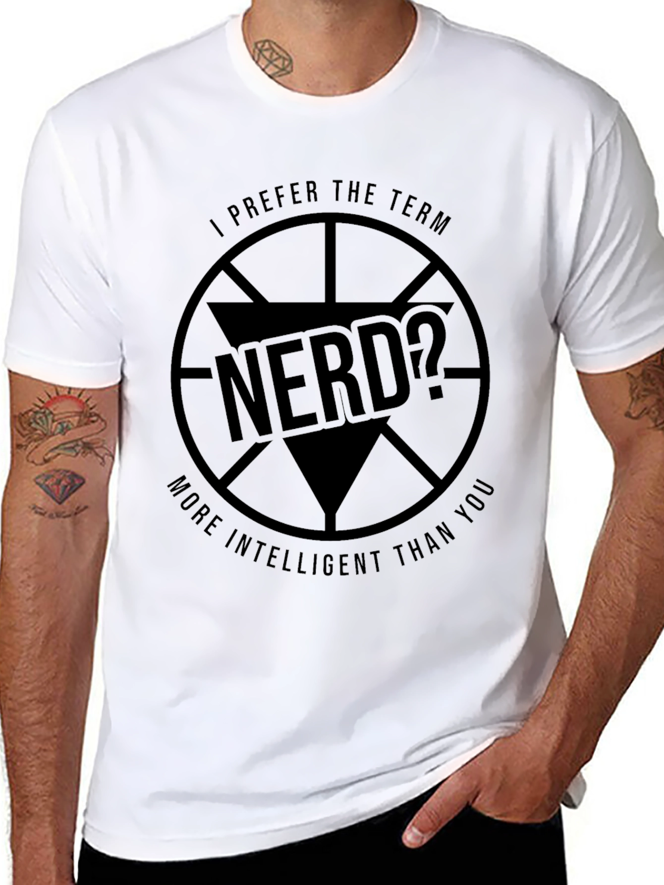 Nerd? T-Shirt - More Intelligent Than You!