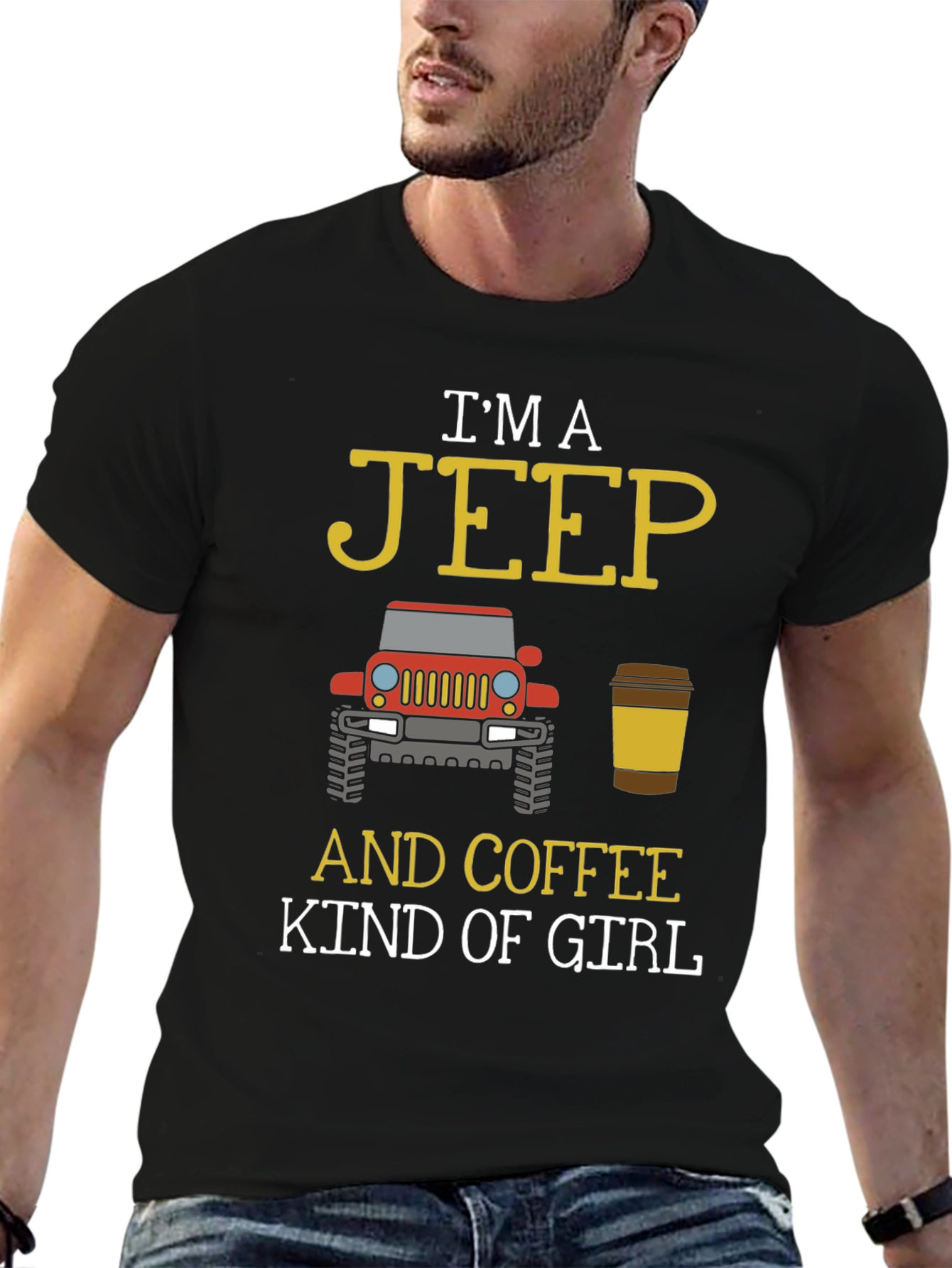 Jeep and Coffee Kind of Girl T-Shirt