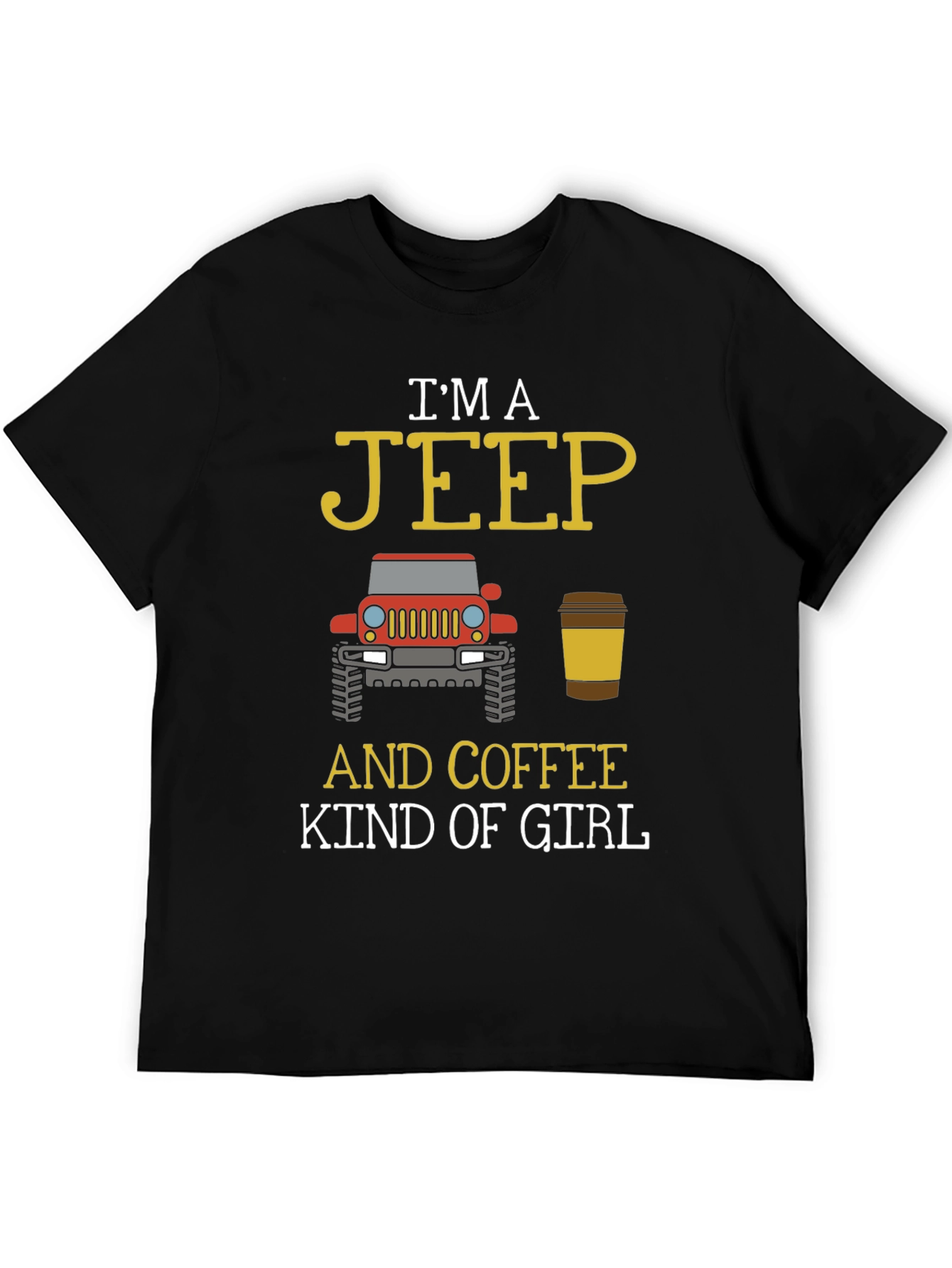 Jeep and Coffee Kind of Girl T-Shirt