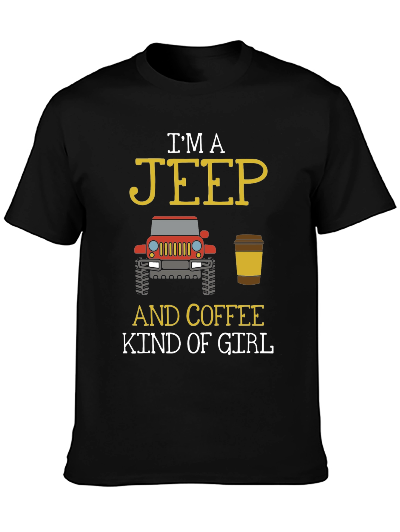 Jeep and Coffee Kind of Girl T-Shirt