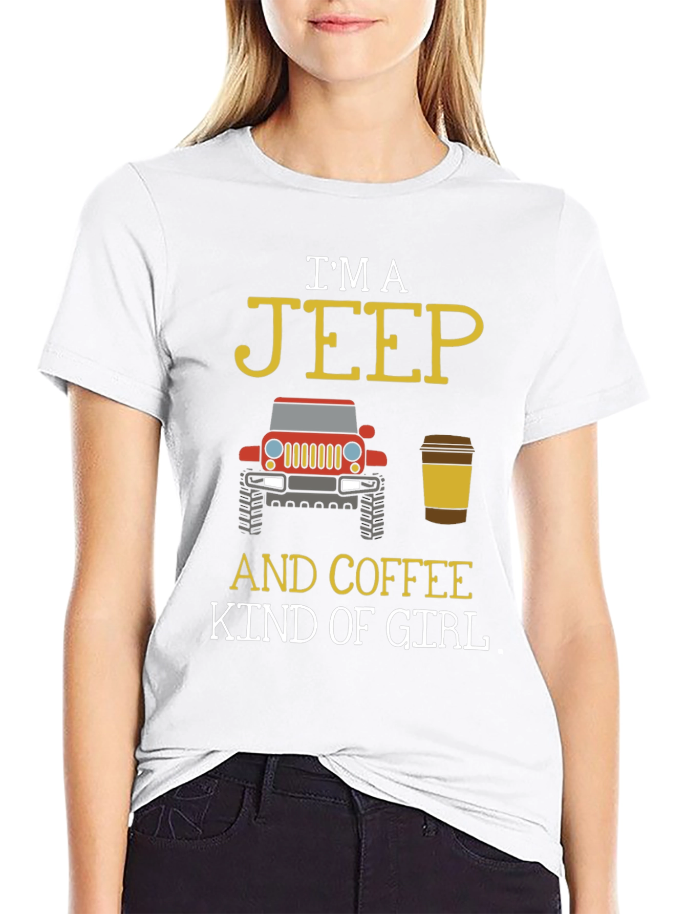 Jeep and Coffee Kind of Girl T-Shirt