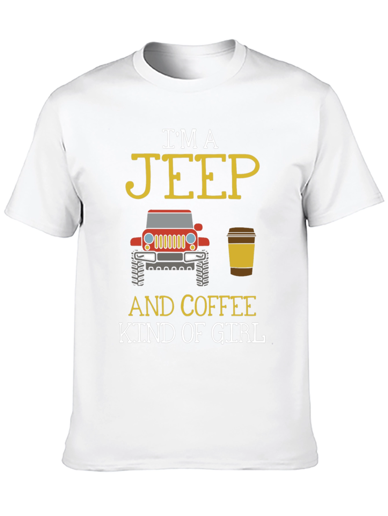 Jeep and Coffee Kind of Girl T-Shirt
