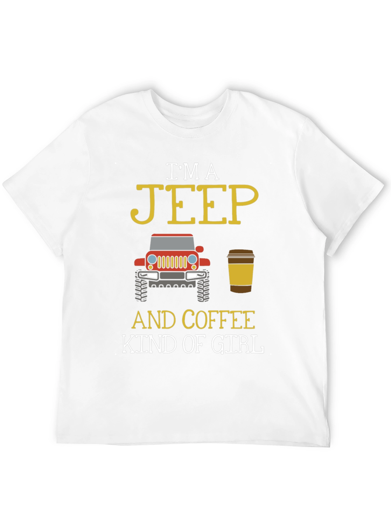 Jeep and Coffee Kind of Girl T-Shirt