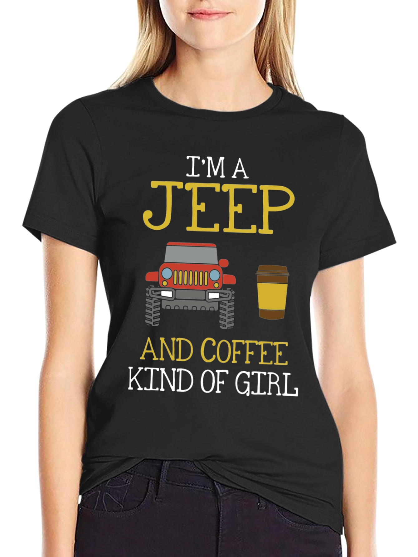 Jeep and Coffee Kind of Girl T-Shirt