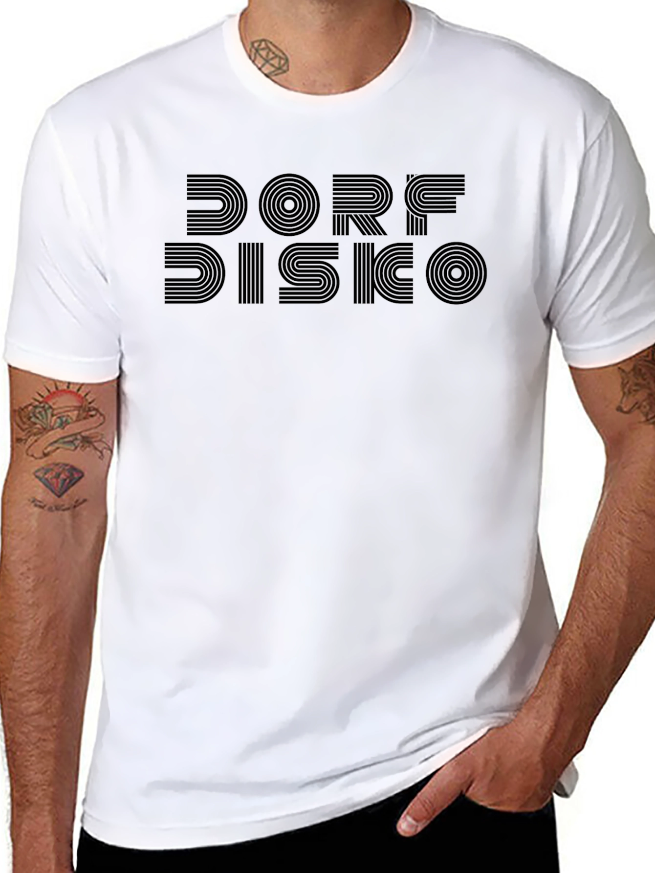 Dorf Disco Black Graphic Tee