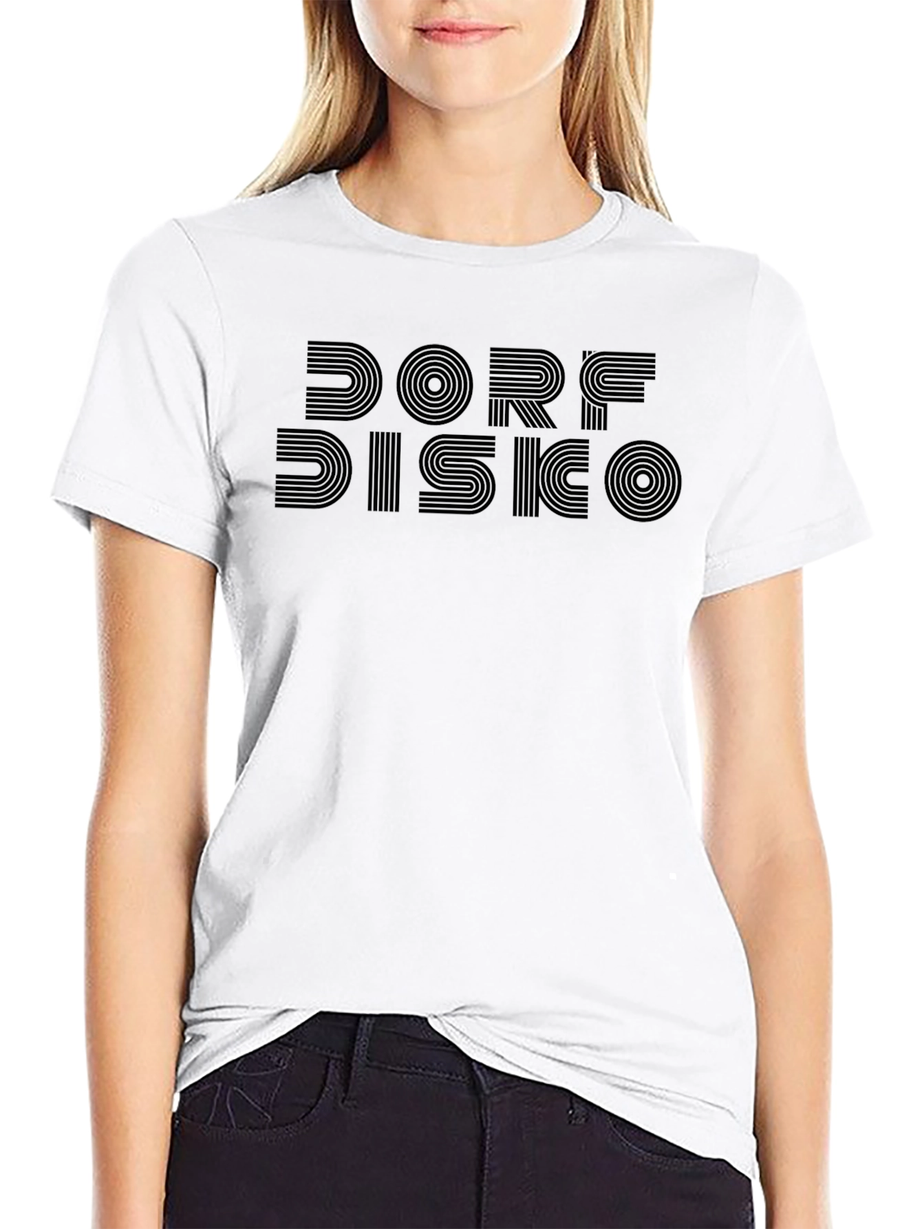 Dorf Disco Black Graphic Tee