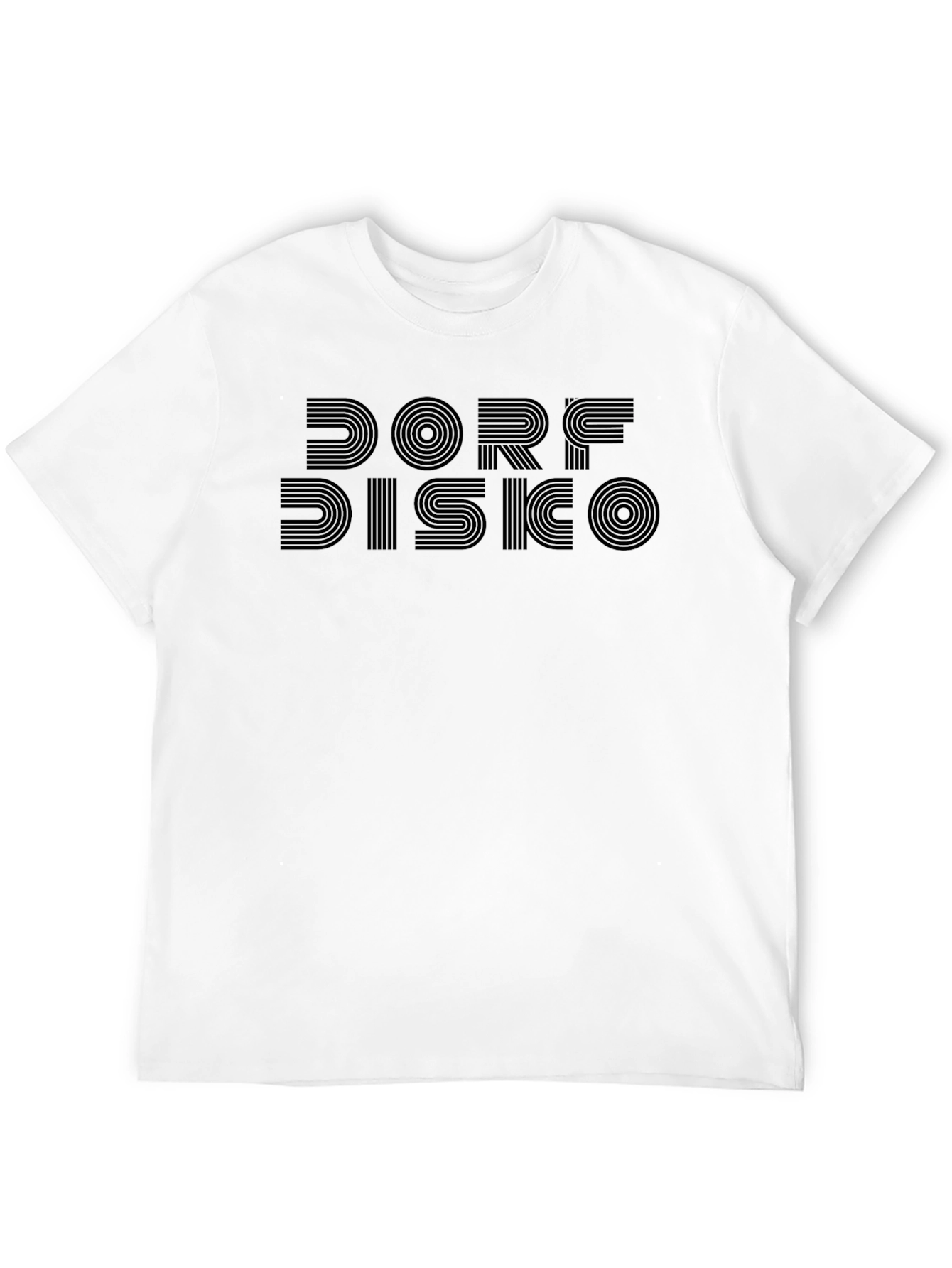 Dorf Disco Black Graphic Tee