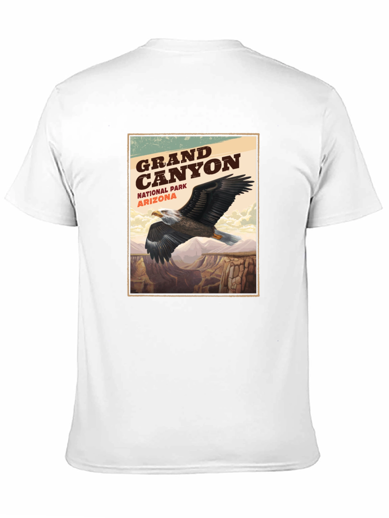 Grand Canyon Eagle Graphic Tee - Nature Adventure Shirt