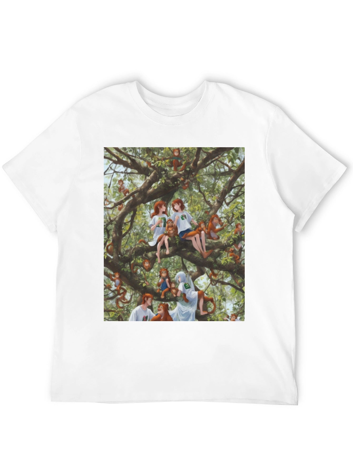 Monkey Tree T-Shirt - Unique Graphic Tee